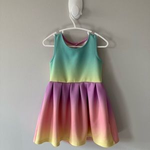 H&M Toddler Girl Sleeveless Rainbow Dress